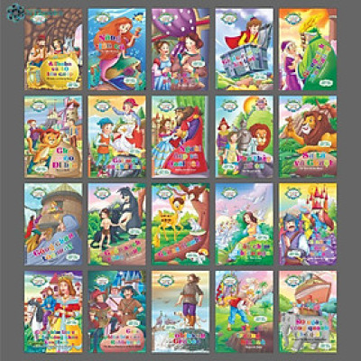 Sách - Combo 20 Truyện Cổ Tích Song Ngữ Dành Cho Thiếu Nhi (Bộ 20 Cuốn)