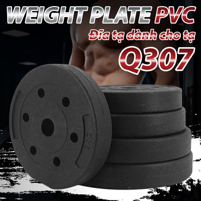 BG Bánh Tạ Nhựa 15kg  Đặc Ruột - Sẵn Kho Giao Liền  - Tạ Miếng Nhựa