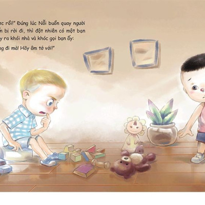 Sách Song Ngữ Bồi Dưỡng Tâm Lý, Trí Tuệ Cho Trẻ - Nỗi Buồn Ơi, Tạm Biệt Nhé!