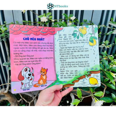 Combo 3 Cuốn Sách Thơ, Truyện, Đồng Dao Cho Bé Học Nói - Phát triển IQ, EQ (Bìa cứng)