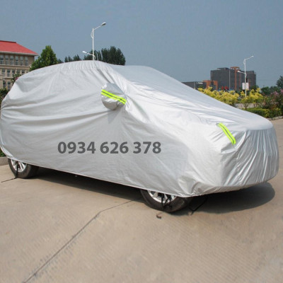 Bạt phủ xe ô tô KIA MORNING 3 lớp tráng bạc thông minh, chất liệu vải dù oxford cao cấp, áo chùm bảo vệ xe 4,5,7 chỗ