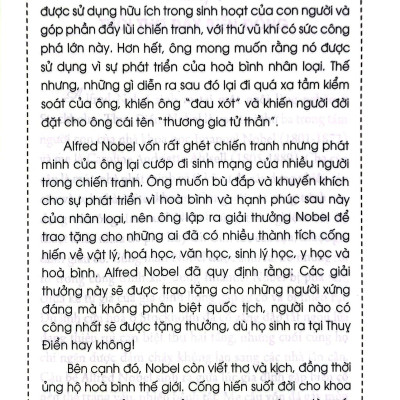 Kể Chuyện Thiên Tài Nổi Tiếng - Alfred Nobel - Nhà Khoa Học Lừng Danh