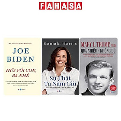 Bộ Sách Về Ba Nhân Vật Trên Chính Trường Nước Mỹ - Kamala Harris + Donald Trump + Joe Biden (Bộ 3 Cuốn)