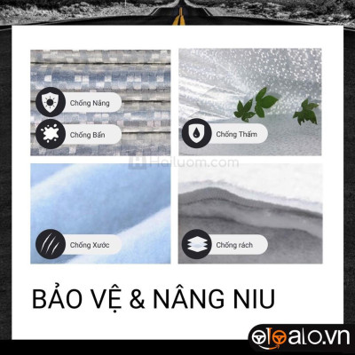 Bạt trùm che phủ xe ô tô Honda HRV 3 Lớp Cao Cấp Chống Nắng Nóng Chống Nước Chống Cháy Chống Bụi