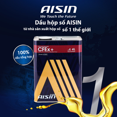 Nhớt Hộp Số Tự Động AISIN CFEx+ CVT 4 Lít CVTFP04SB - Nhập Khẩu Chính Hãng