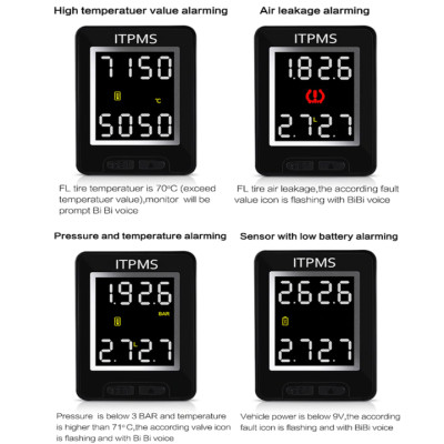 Cảm biến áp suất lốp van trong, gắn nút chờ các loại xe ô tô, thương hiệu cao cấp Careud - HÀNG NHẬP KHẨU