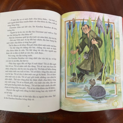 Chiếc chìa khoá vàng hay chuyện li kì của BURATINO - bìa cứng in màu - ấn bản kỷ niệm 65 năm thành lập NXB Kim Đồng