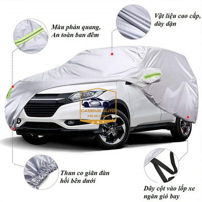 [MITSUBISHI] Bạt phủ xe ô tô tráng nhôm cao cấp các xe hãng MITSUBISHI, 3 lớp chống nóng, chống thấm, chống bụi - Hàng Chính Hãng