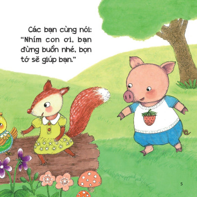 Sách Bộ Sách Phát Triển IQ EQ Đầu Đời Cho Bé - Biết Quý Trọng Tình Bạn Nhím Con Mặc Áo