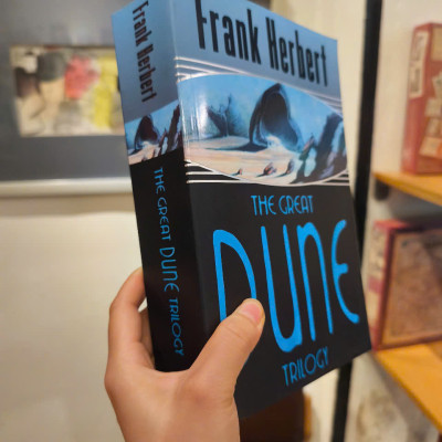 Sách - The Great Dune Trilogy: Dune, Dune Messiah, Children of Dune (Dune sequence, 1-3) by Frank Herbert/Science Fiction Triology