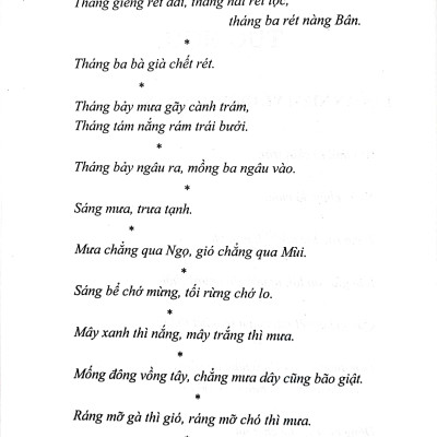 Tục Ngữ Ca Dao Việt Nam (Tái Bản 2022)