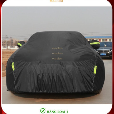 Bạt phủ ô tô Volkswagen Tiguan L nhãn hiệu Macsim sử dụng trong nhà và ngoài trời chất liệu Polyester - màu đen