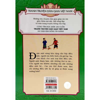 Tranh Truyện Dân Gian Việt Nam: Bảy Điều Ước (Tái Bản 2023)