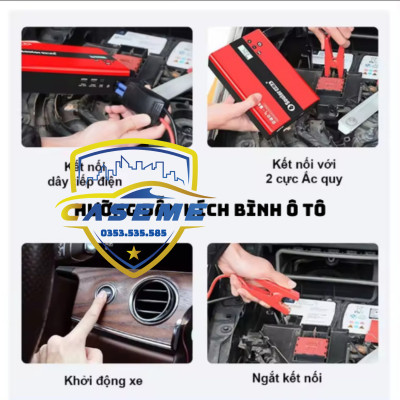 Bơm Lốp & Kích Bình Ô Tô Soulor - Pin 99.800mAh, 180W, Tự Ngắt, Đèn LED, Sạc Dự Phòng - Công Nghệ Nhật Bản - Hàng Nhập Khẩu