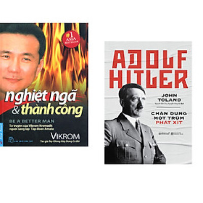 Combo 2 cuốn sách: Nghiệt Ngã & Thành Công + Adolf Hitler - Chân Dung Một Trùm Phát Xít