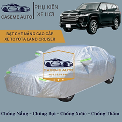 [TOYOTA LAND CRUISER] Bạt phủ xe ô tô tráng nhôm cao cấp dành cho xe TOYOTA LAND CRUISER , 3 lớp chống nóng, chống thấm, chống bụi - Hàng Chính Hãng