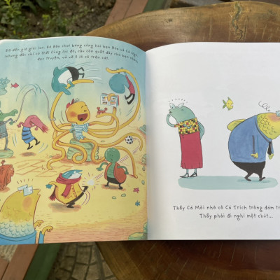 (In màu toàn bộ) BẠCH TUỘC BÉ BÃO - Coralie Saudo, Grégoire Mabire - Hoàng My dịch - Nhã Nam – bìa mềm