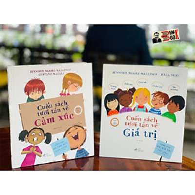 (Bộ 2 tập minh hoạ màu) CUỐN SÁCH TƯƠI TẮN VỀ CẢM XÚC -  CUỐN SÁCH TƯƠI TẮN VỀ CẢM XÚC GIÁ TRỊ -  Jennifer Moore - Mallinos & Gustavo Mazali - Nhã Nam - NXB Thế giới (bìa mềm)
