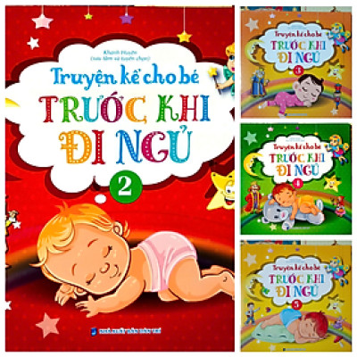 Combo Bộ Truyện Kể Cho Bé Trước Khi Đi Ngủ - Bộ 4 Quyển (Chọn lọc Thế Giới + Tặng Sticker Ngẫu Nhiên)