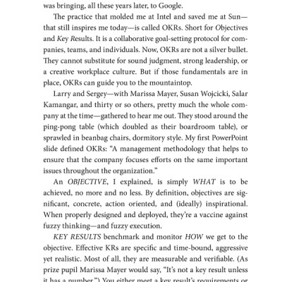 Measure What Matters