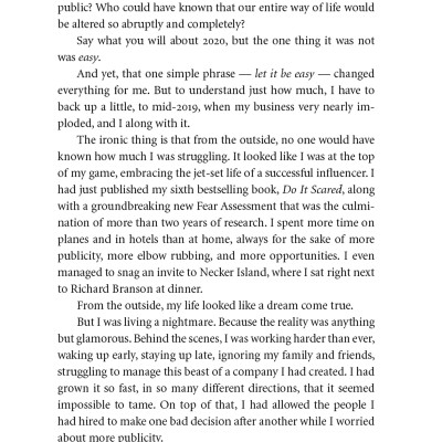 Let It Be Easy: Simple Ways To Stop Stressing And Start Living