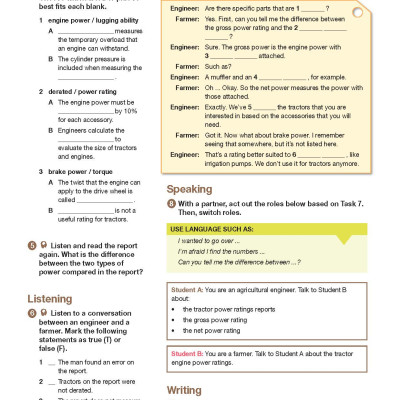 Career Paths Agricultural Engineering (Esp) Student