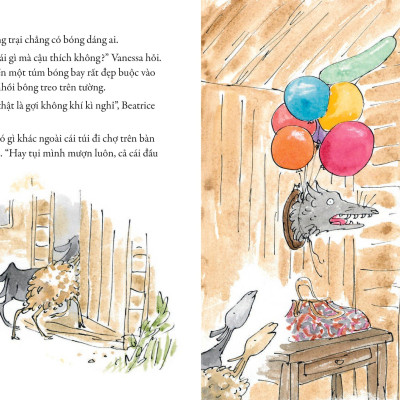 Combo 7 TÁC PHẨM KINH ĐIỂN CỦA QUENTIN BLAKE - Tổ ấm mùa đông của gấu, Cừu và dê, Chuyện chuột cứu mèo, Buổi picnic trên hồ của gấu, Diệc và sếu, Ngựa Con Thích Diễn, Chiếc thuyền của bác thợ mộc - Jonh Yeoman, Quentin Blake - NXB Kim Đồng