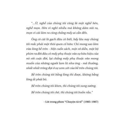 Chuyện Nghề Của Thủy