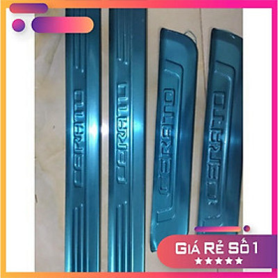 Ốp Bậc giậm chân ngoài dành cho Kia Cerato 2019-2020 Inox Chống xước Cao cấp
