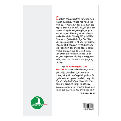 Văn Chương Sài Gòn 1881 - 1924 (Tập 2)