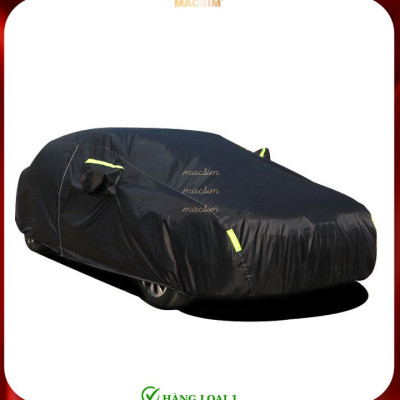 Bạt phủ ô tô Chevrolet Cruze thương hiệu Macsim sử dụng trong nhà và ngoài trời chất liệu Polyester - màu đen