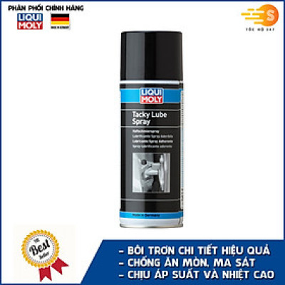 Mỡ bò bôi trơn chịu nhiệt dạng chai xịt Liqui Moly Tacky Lube-Spray 2518 400ml