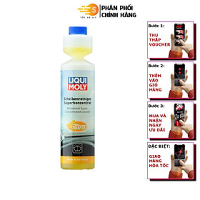 Nước rửa kính lái đậm đặc tỉ lệ 1:100 Liqui Moly 1519 - Tặng kèm 1 khăn lau chuyên dụng 3M