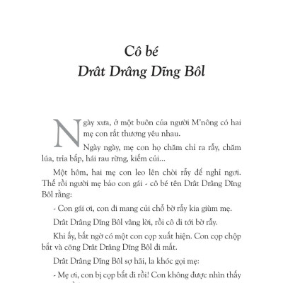 Cô Bé Drât Drâng Dĩng Bôl - Truyện Cổ M