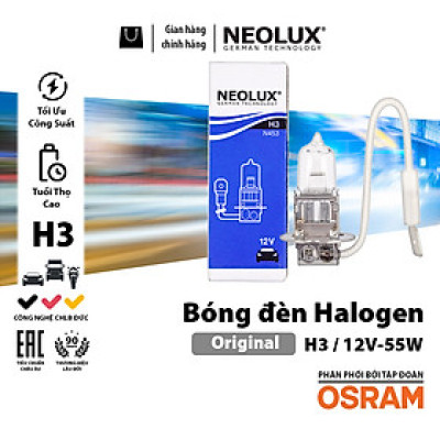 Bóng Đèn Halogen Original OSRAM NEOLUX Dùng Cho Xe Ô Tô Xe Máy Chân H1 H3 H4 H7 H8 H11 HB3 HB4 - Nhập Khẩu Chính Hãng