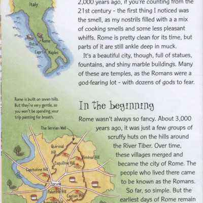 Sách về lịch sử tiếng Anh: Visitors Guide Ancient Rome