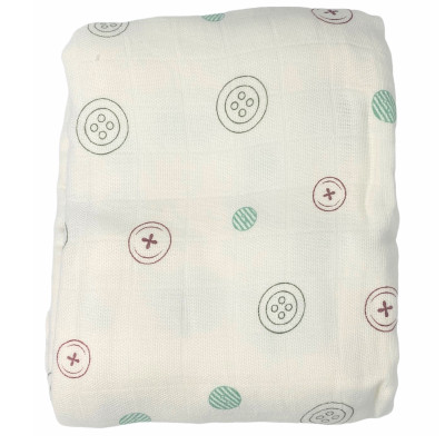 Khăn che nôi vải sợi tre cho bé 73x98 Mamaru MA-CN01 - Diệt khuẩn, hút ẩm tốt, kháng tia UV