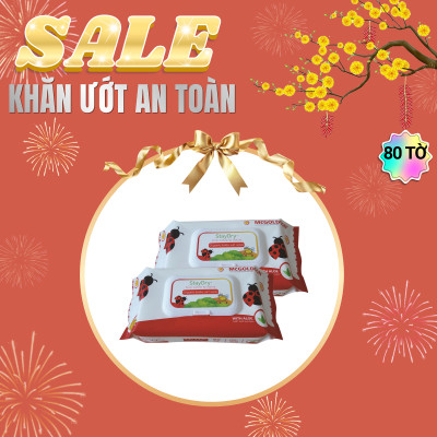 Khăn khô an toàn StayDry 550g tặng khăn ướt 80 tờ