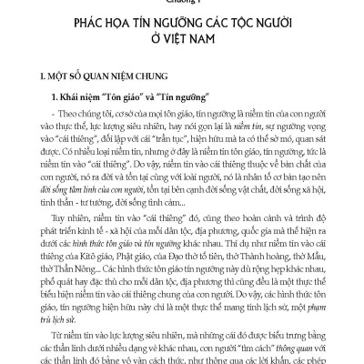 Tín Ngưỡng Của Các Dân Tộc Việt Nam (Tái bản 2025)