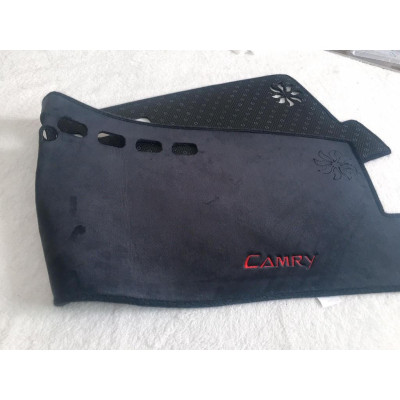 Thảm taplo nhung lông cừu xe Toyota Camry - đời xe 2014-2018, có video và hình ảnh sản phẩm thật.