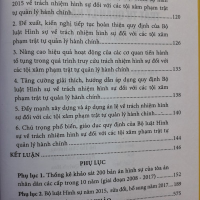 Trách Nhiệm Hinh Sự Đối Với Các Tội Xâm Phạm Trật Tự Quản Lý Hành Chính