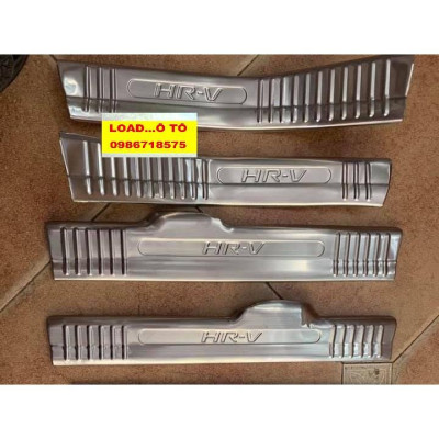 Ốp Bậc Chân Trong, Ngoài Xe Honda HRV 2022-2018 Mẫu Inox Cao Cấp