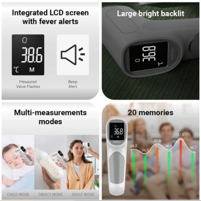 Nhiệt kế điện tử hồng ngoại không tiếp xúc Jumper JPD-FTA10 hàng xuất Đức