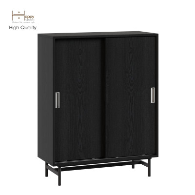 [Happy Home Furniture] LUCA, Tủ lưu trữ 2 cánh lùa - Chân sắt, 86cm x 36cm x 110cm ( DxRxC), TCL_017