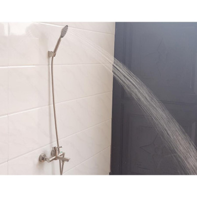 Bộ vòi sen nóng lạnh Inox SUS 304 Eurolife EL-1201 (Trắng vàng)