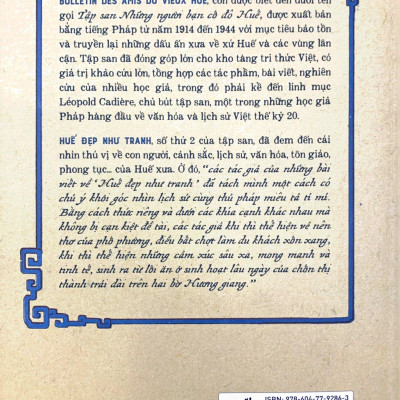 Huế Đẹp Như Tranh - Hué Pittoresque - Bìa Cứng