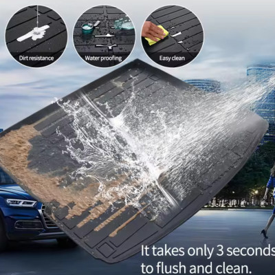 Thảm lót cốp ô tô nhựa TPU Audi A6 C6 (Typ 4F) 2004-2011 Nhãn hiệu Macsim