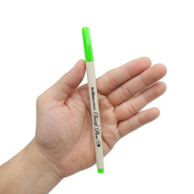 Bút Lông Đầu Cọ Artline Supreme Brush Pen EPFS-F - Fluoro Green