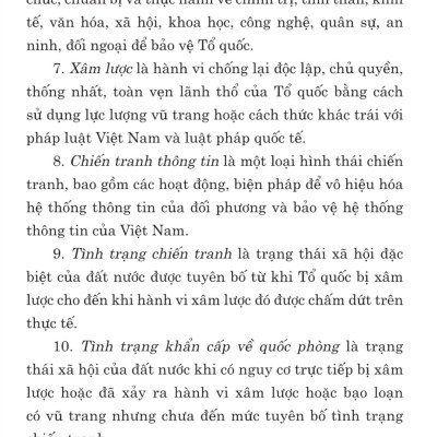 Luật Quốc phòng ( hiện hành) ( sửa đổi năm 2023)