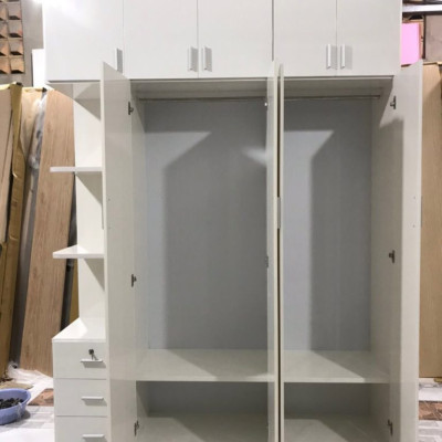 Tủ áo Tundo hộc kèm kệ ngang 1m6 x Cao 2m4